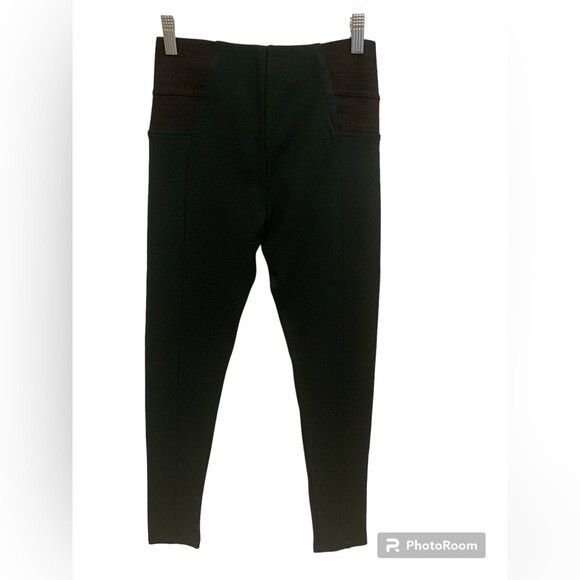 Zara Dark Green High Waisted Leggings Woman’s Small - Picture 1 of 4